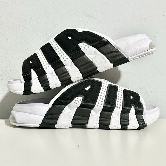 Nike Air More Uptempo “White Black Red” Men’s Size 10 Cushioned Lifestyle Slides main image 10